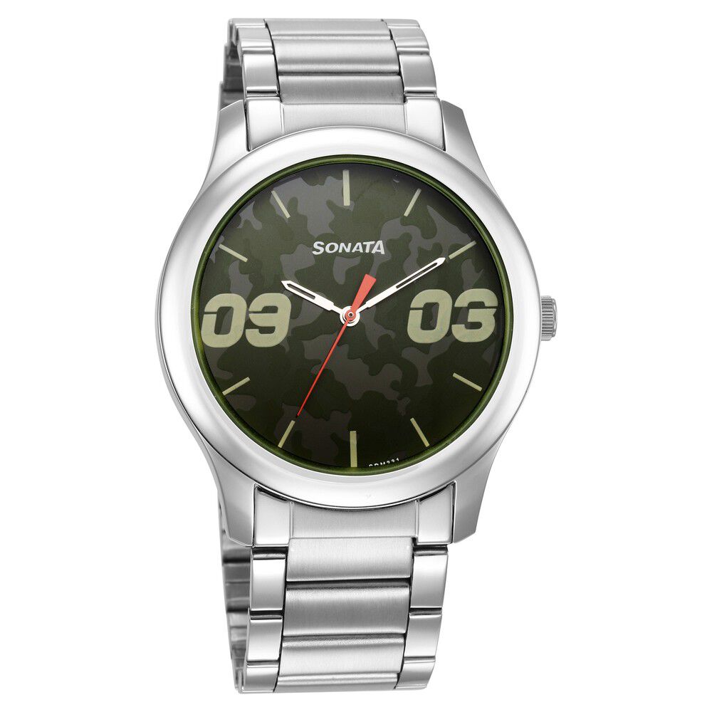 Sonata Analog Grey Dial Men Watch - Buy Sonata Analog Grey Dial Men Watch  online in India