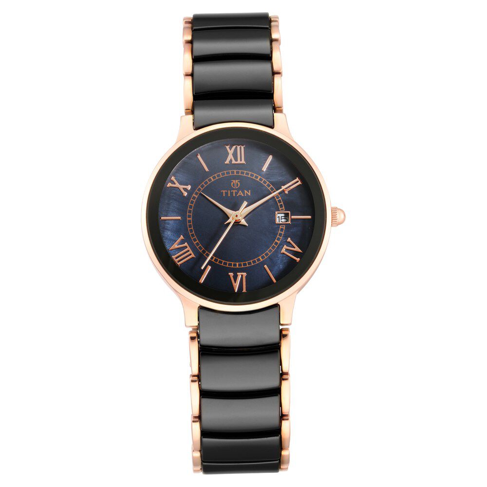 Titan ladies ceramic outlet watches