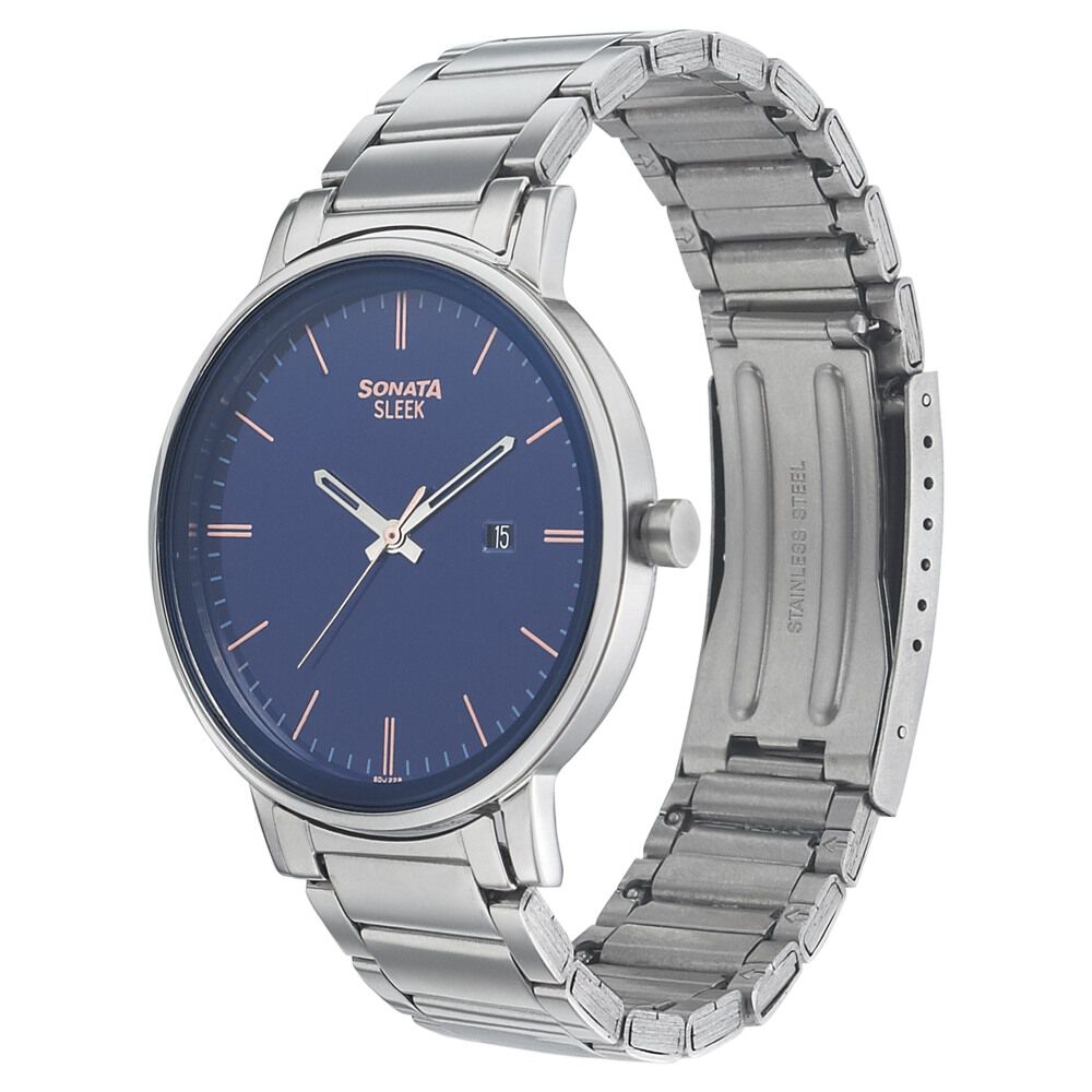 Buy Sonata NP7128NL02 Sleek Analog Watch for Men at Best Price @ Tata CLiQ