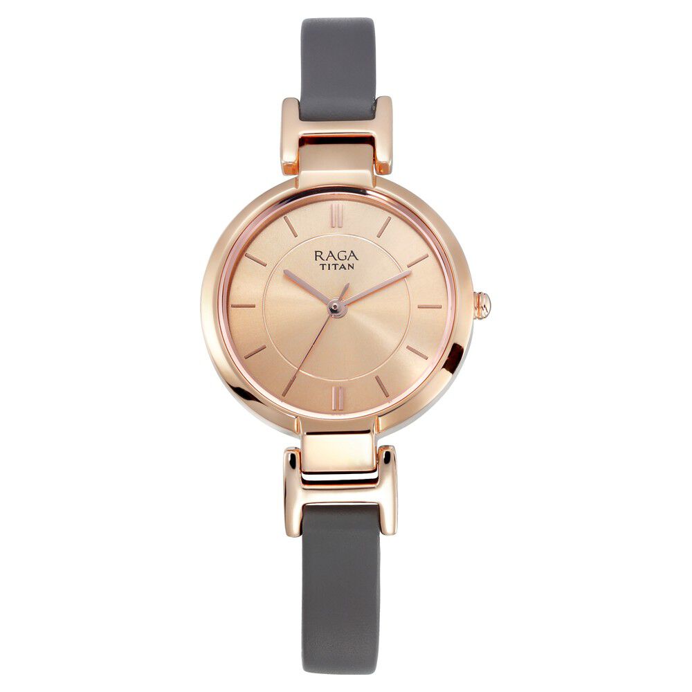 Titan raga rose discount gold watches with price