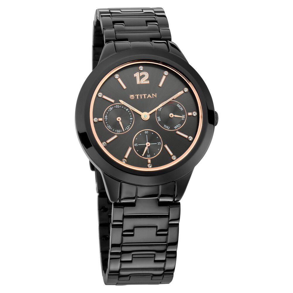 Titan black clearance colour watch