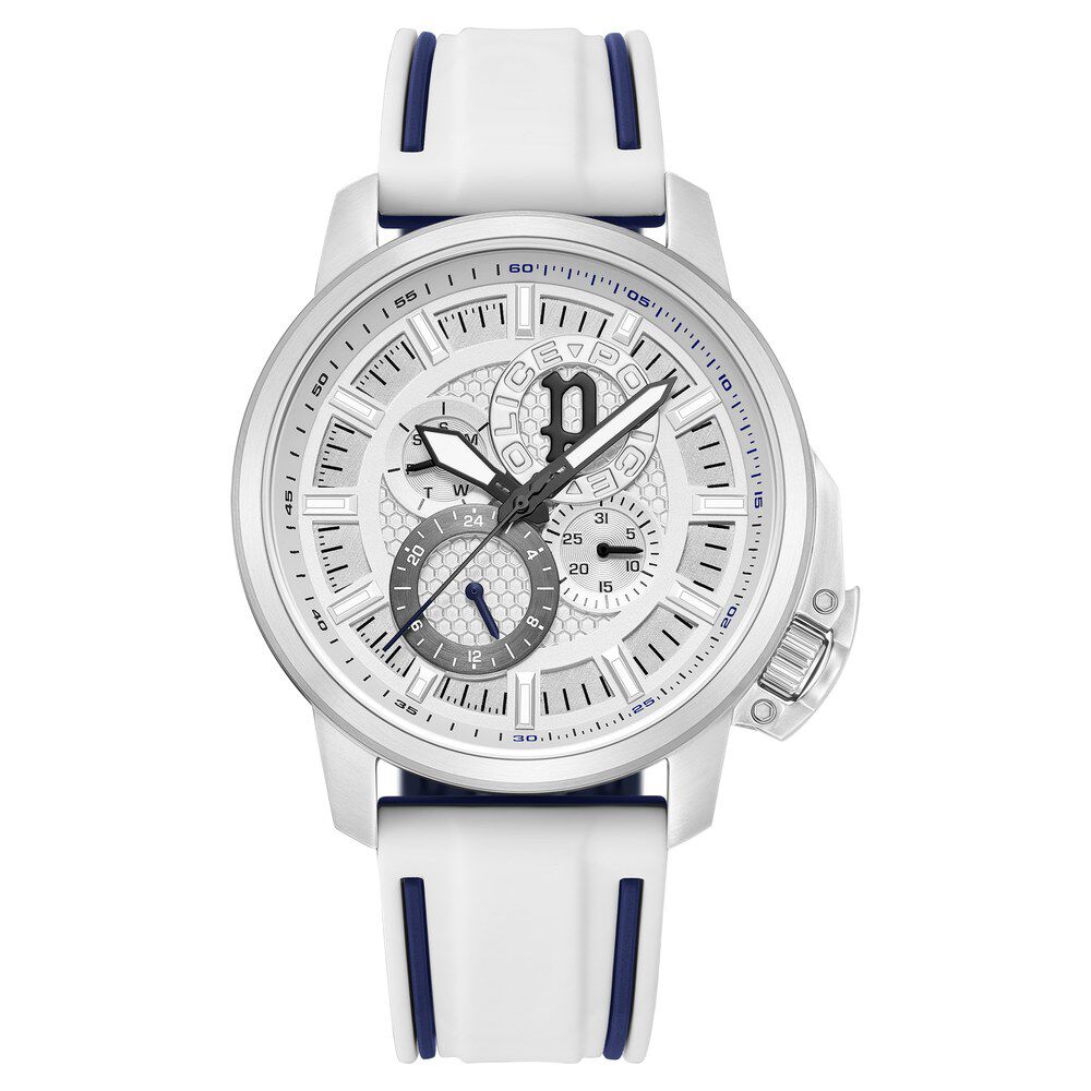 Buy online 8123132 Denim Strap White Dial Watch For Men's from Watches for  Men by Mikado for ₹309 at 85% off | 2024 Limeroad.com