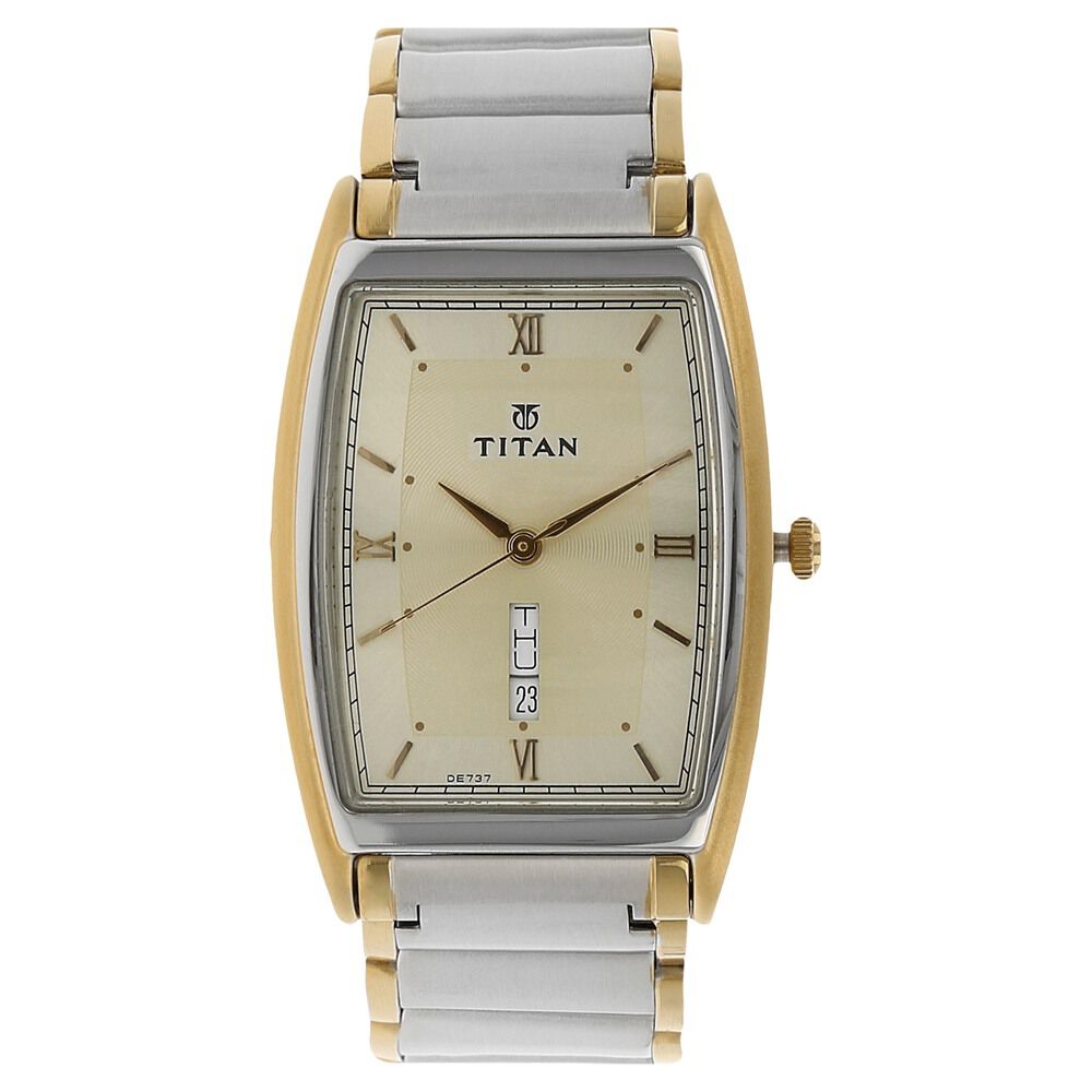 Buy Titan Gold Dial Analog Watch -NM9154YM02 online