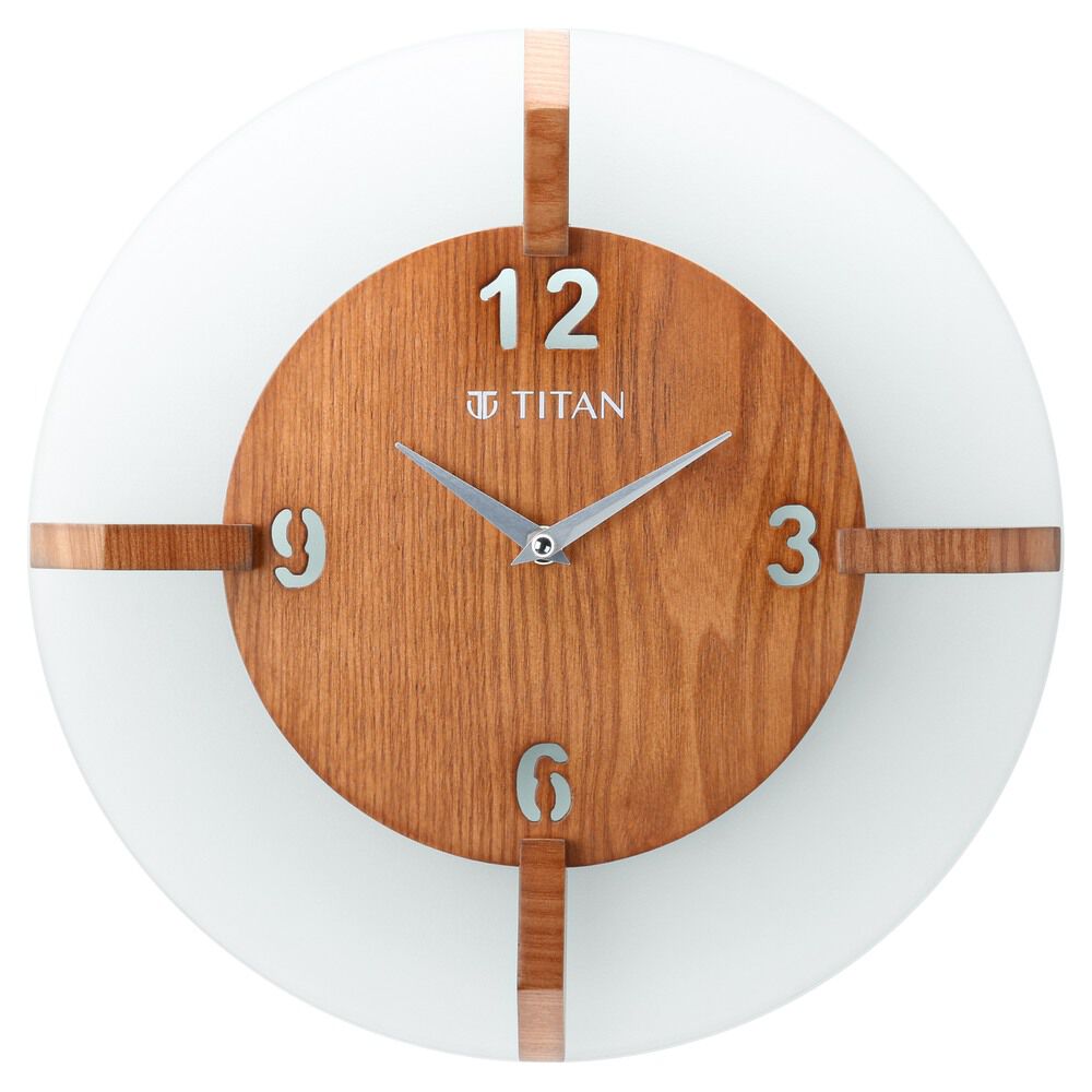 Titan Contemporary Black Wall Clock with Domed Glass | TITAN WORLD | Vasai  West | Thane