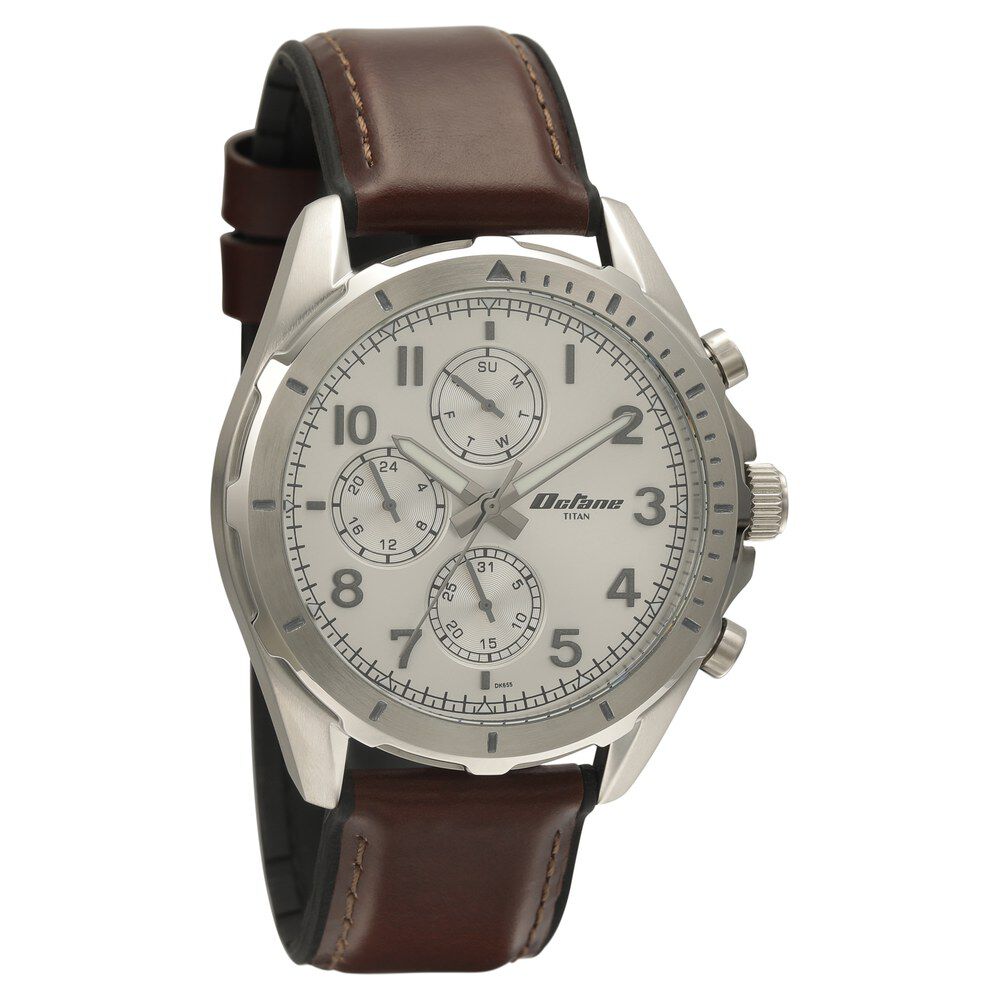 TITAN Edge Black Dial Silver Stainless Steel Strap Watch 1043SL14(L498 –  Krishna Watch