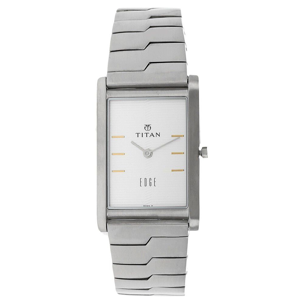 Buy Online Titan Quartz Analog with Date White Dial Stainless Steel Strap  Watch for Couple - nr19552955bm01p | Titan