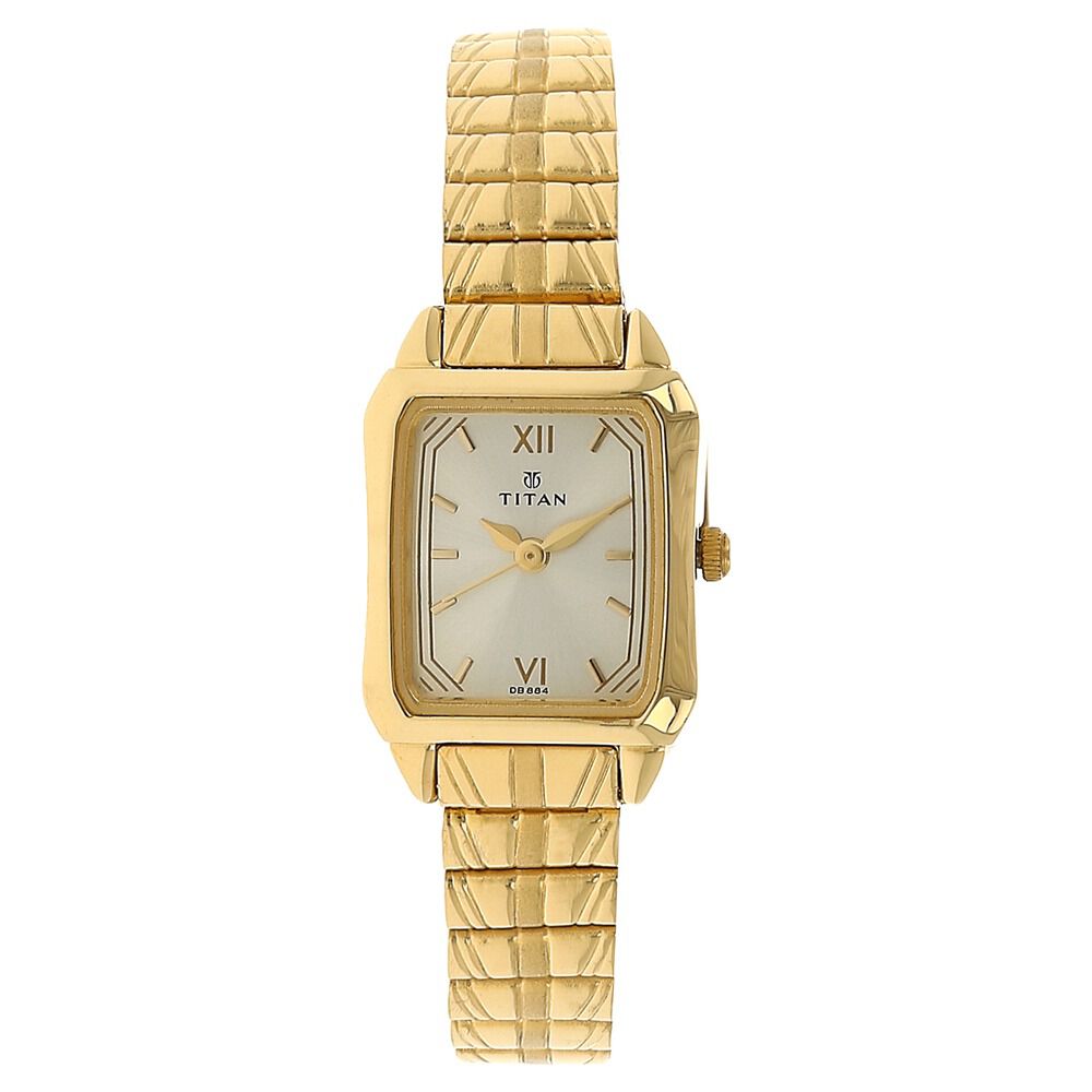 Titan watch cheap golden colour price