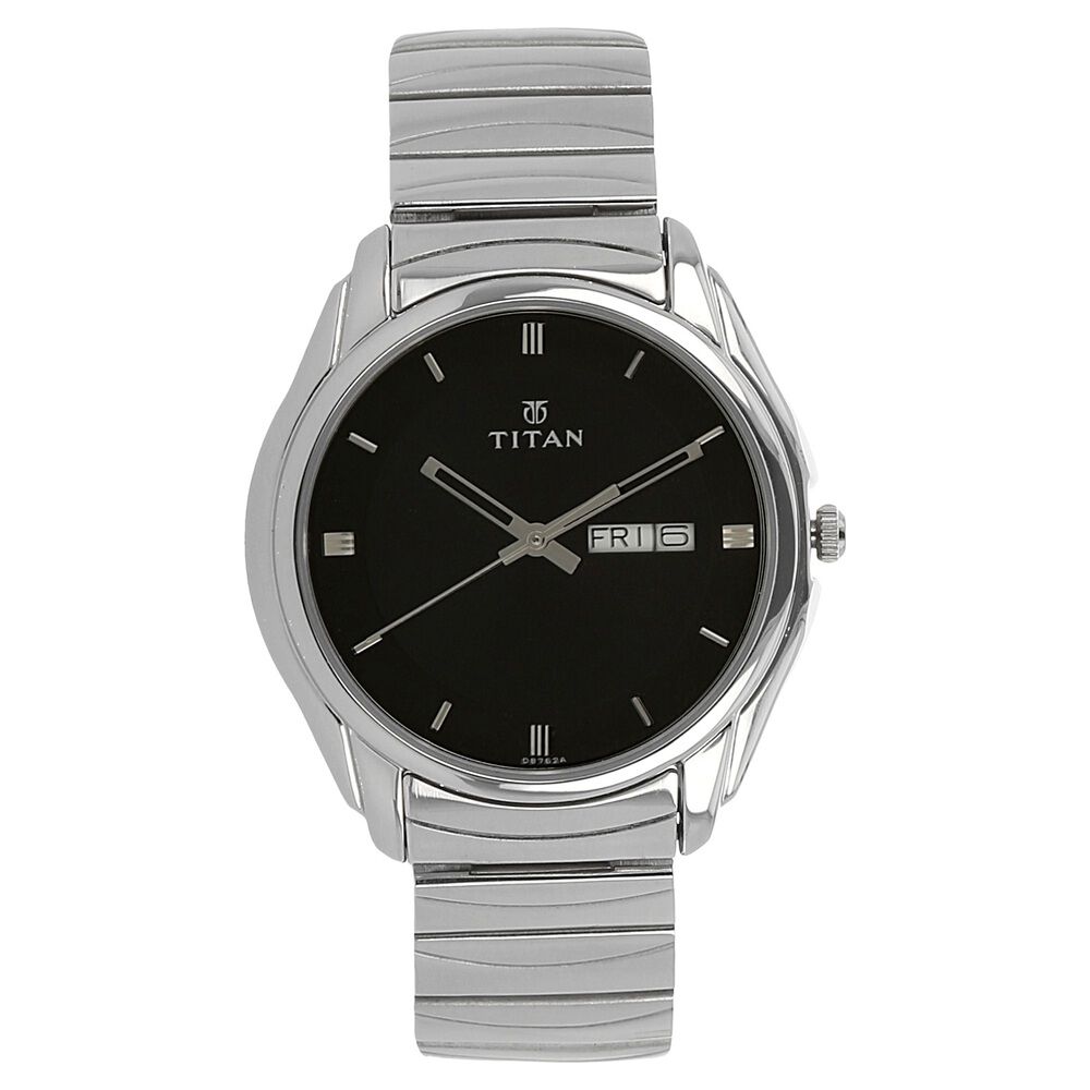 TITAN NN1627YM01 Mens Silver Dial Golden Stainless Steel Strap Analog Quartz  Watch in Rajahmundry at best price by Kamal Watch Co Pvt Ltd - Justdial