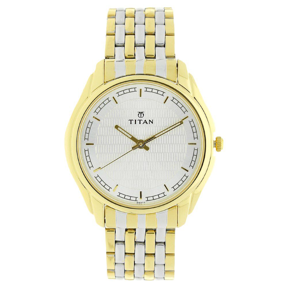 Buy classic titan neo analog silver dial mens watch in Bangalore, Free  Shipping - redblooms