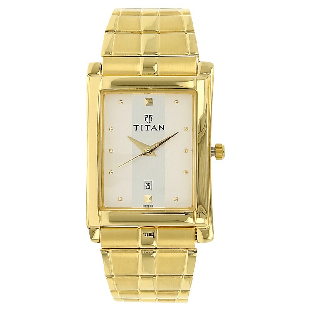 Buy Online Titan Edge Baseline White Dial Analog Stainless Steel Strap Watch  for Men - nr1843ym01 | Titan