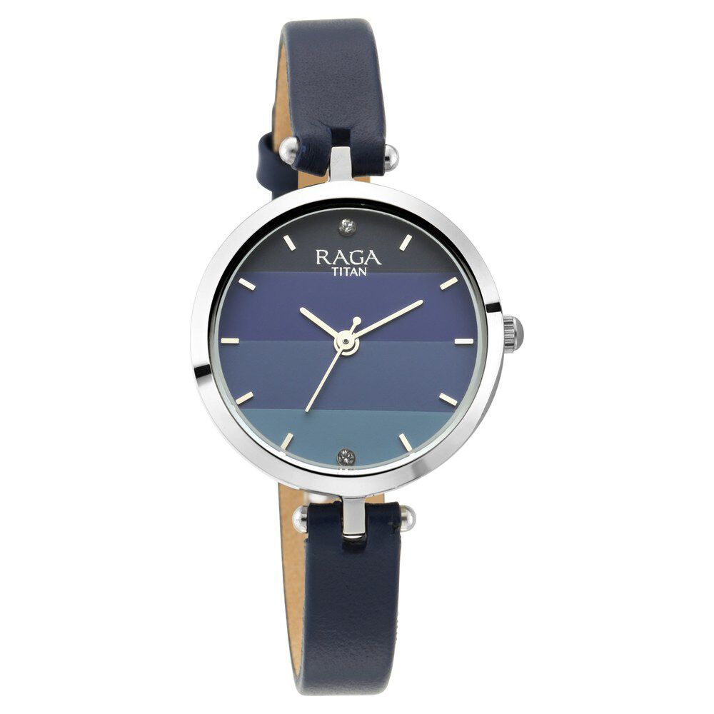 Buy Online Titan Raga Chic Quartz Analog Blue Dial Blue Metal Strap Watch  for Women - 2688qm02 | Titan