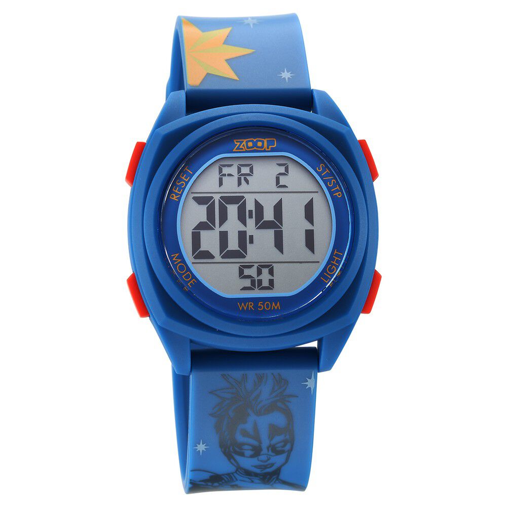 Avengers Watch with Flashing Light and Character Print Strap for Kids 2-5  Years