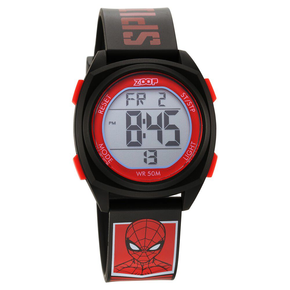 Buy Online Zoop Marvel Digital Dial Polyurethane Strap with Iron Man Character  Watch for Kids - 16025pp02_p | Titan