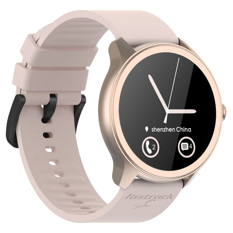 Buy Online Fastrack Reflex Invoke Smartwatch Pink: BT Calling, Advanced  Chipset, Breathing Rate, IP68. - 38091pp04