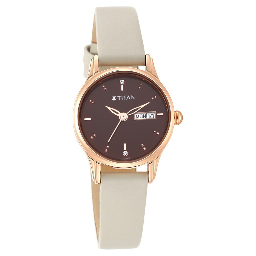 Rose Gold-Tone Studded Analog Watch | GUESS