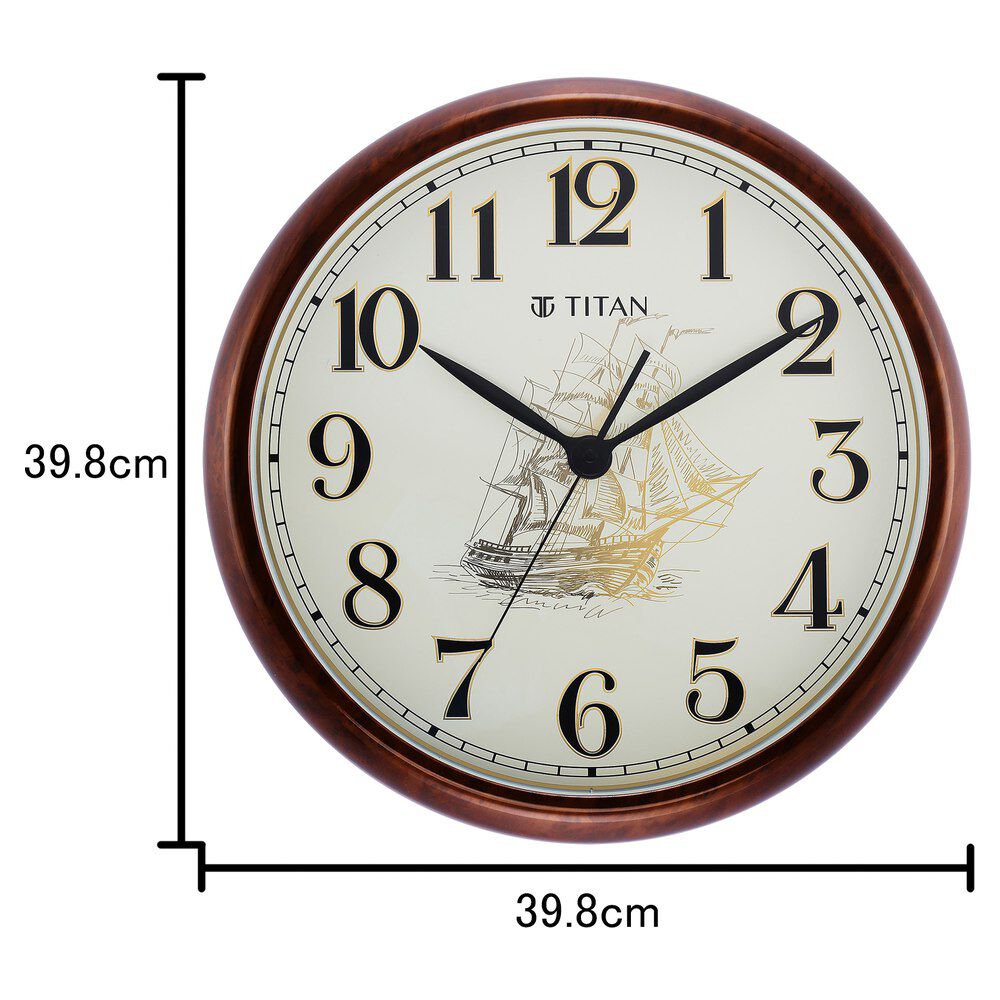 Titan Analog 27 cm X 27 cm Wall Clock Price in India - Buy Titan Analog 27  cm X 27 cm Wall Clock online at Flipkart.com