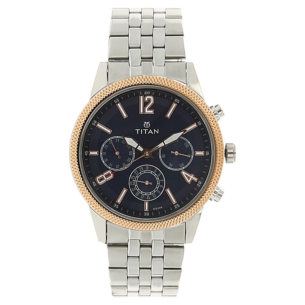 Analog Golden Titan Watch For Men With Day Date, Model Name/Number:  1636YL02 at Rs 2150 in Mumbai