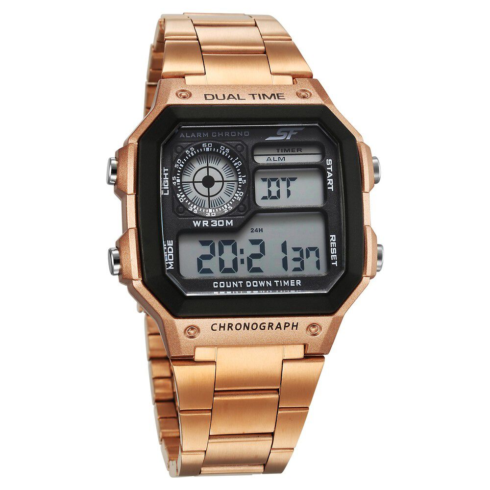 Buy Stylish and Trendy Metal Strap Digital Watch for Men's Online In India  At Discounted Prices