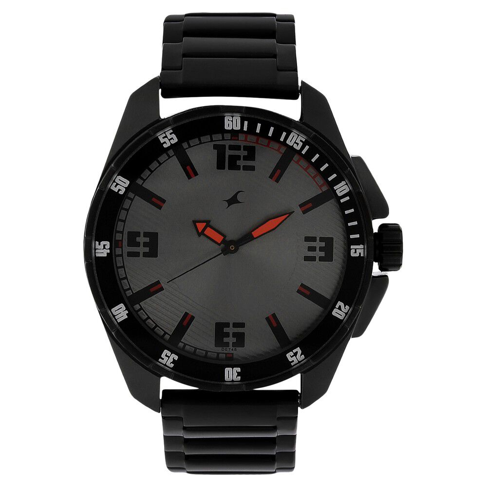 Buy FastRack Men's Casual Wrist Watch with Analog Function, Quartz Mineral  Glass, Water Resistant with Silver Metal Strap/Leather Strap Online at  desertcartINDIA