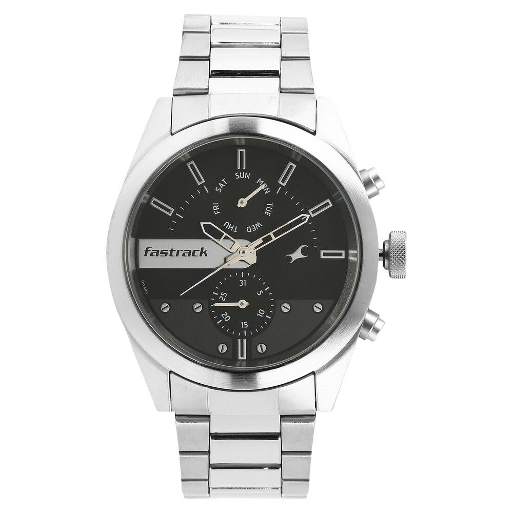 Buy Fastrack Analog Dial Black Band Black Watch-Nl3147Km01 For Men Online  at Best Prices in India - JioMart.