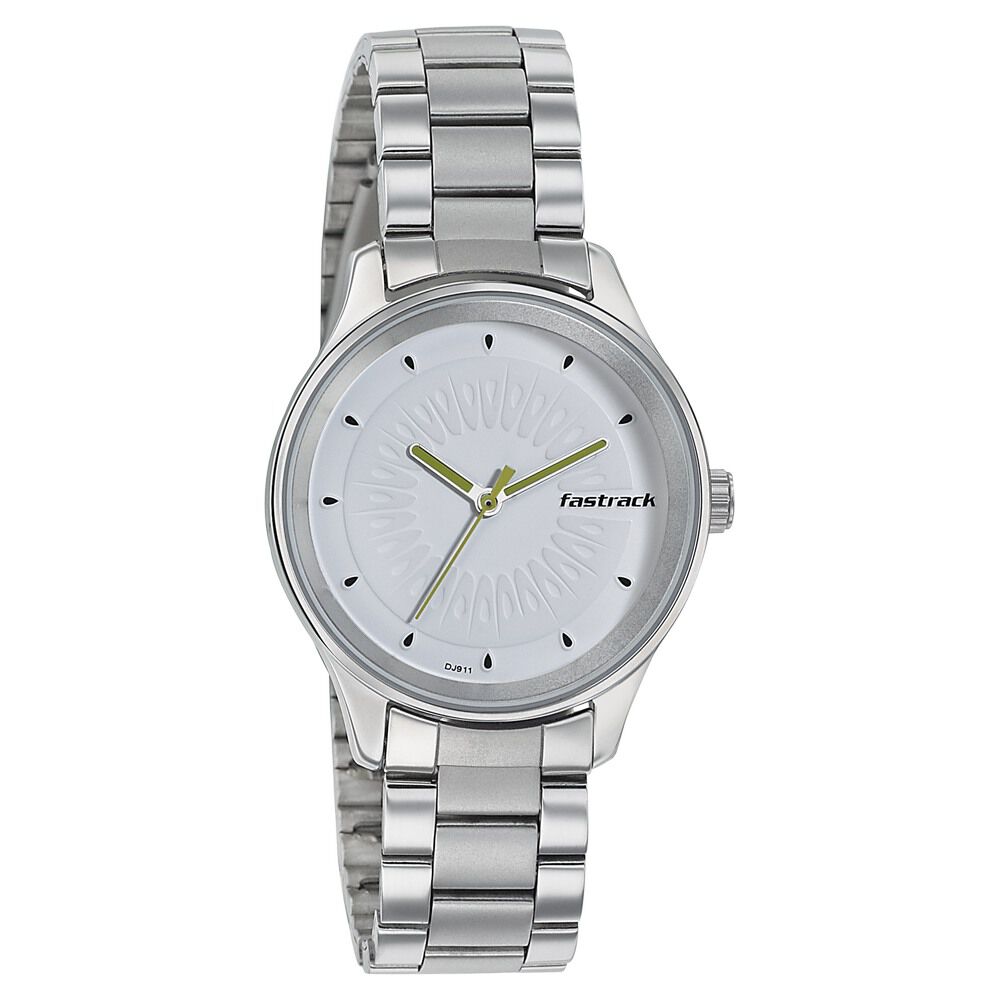 Casual Fastrack Men Sub-Second White Dial with Date Square Case Quartz Watch  | eBay