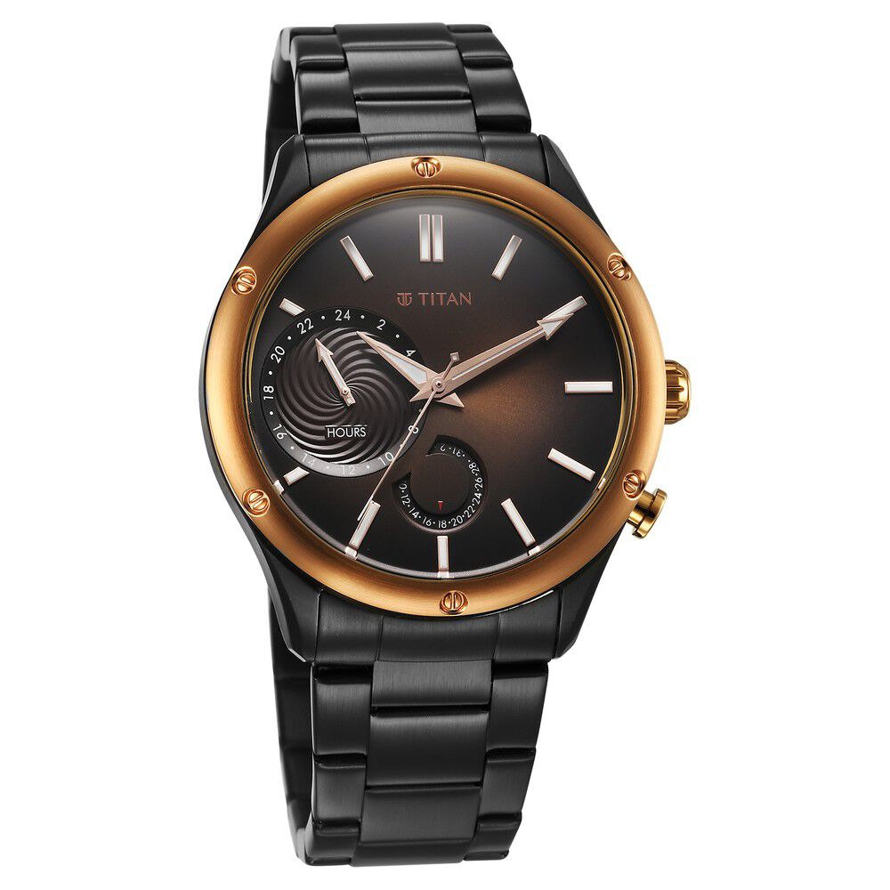 Round Titan Workwear Brown Dial and Leather Strap Watch at Rs 4595 in  Bengaluru