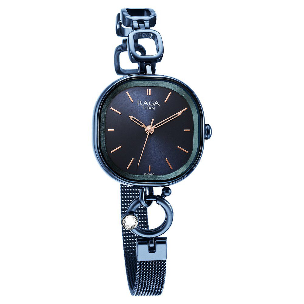 Buy Online Titan Raga Delight Purple Dial Analog Metal Strap watch for  Women - 95198wm01 | Titan