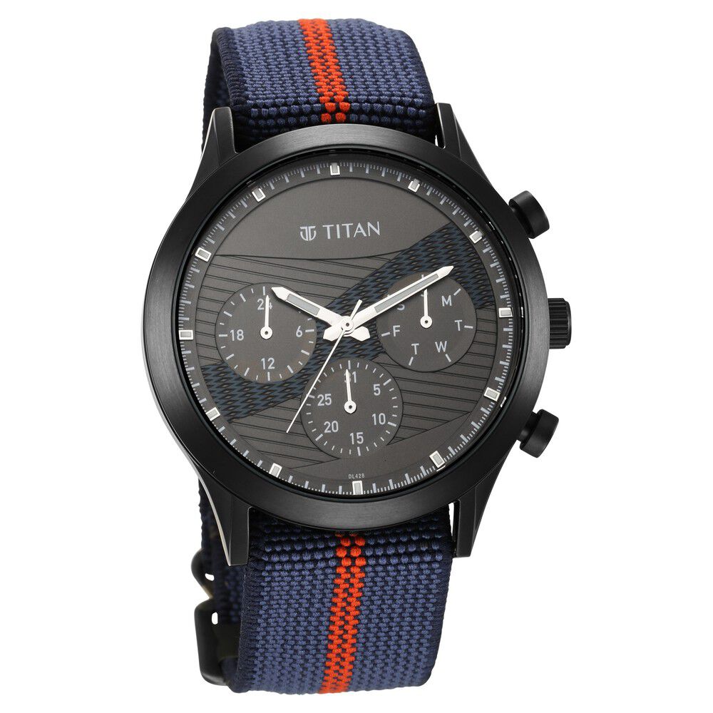 Titan Blue Dial Multifunction Watch for Men - 1733KL01 - Send Gifts and  Money to Nepal Online from www.muncha.com
