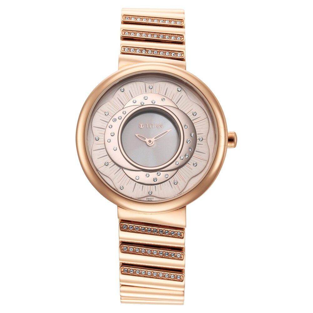 Buy Titan Purple Analog Gold Dial Women's Watch-NL9955WM01/NP9955WM01  Online at desertcartINDIA