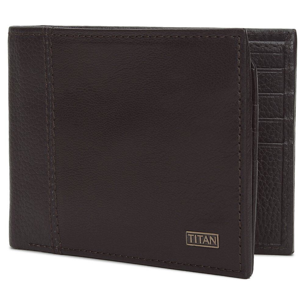 Titan Tan Card Holder Leather Wallet for Men | TITAN WORLD | Bazar Chowk |  Angul