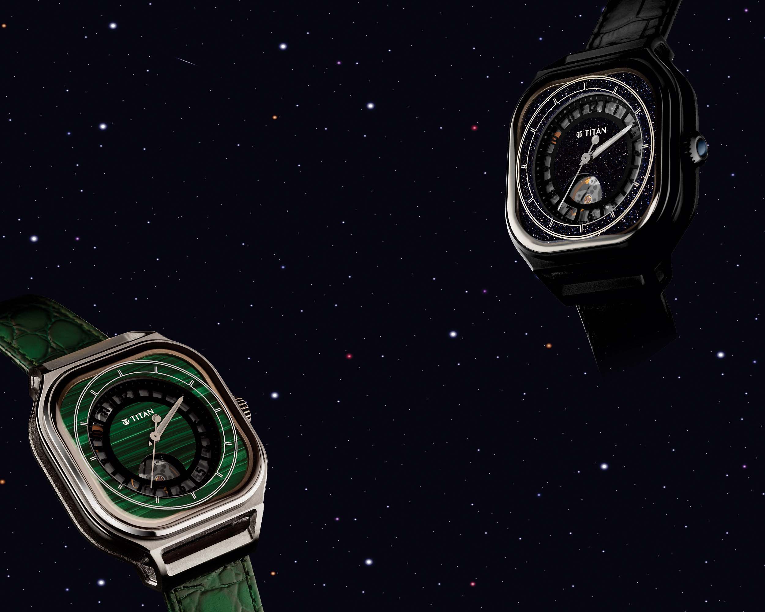 Buy Online Titan Men's Metropolitan Charm: Men's Multifunctional Black Watch  with Metallic Accents - nr1805nm01 | Titan