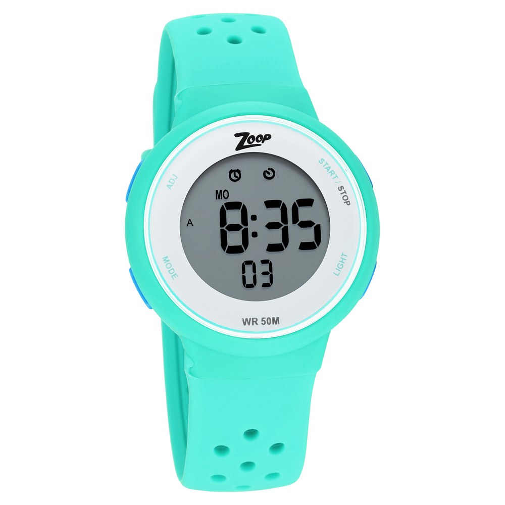 Zoop Digital Watch with Blue Fabric Strap for Kids-Velcro - Walmart.com