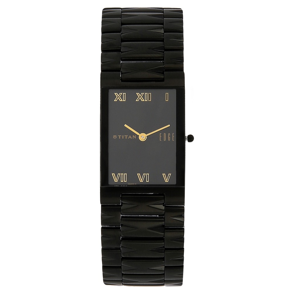 Black chain watches clearance for mens in titan