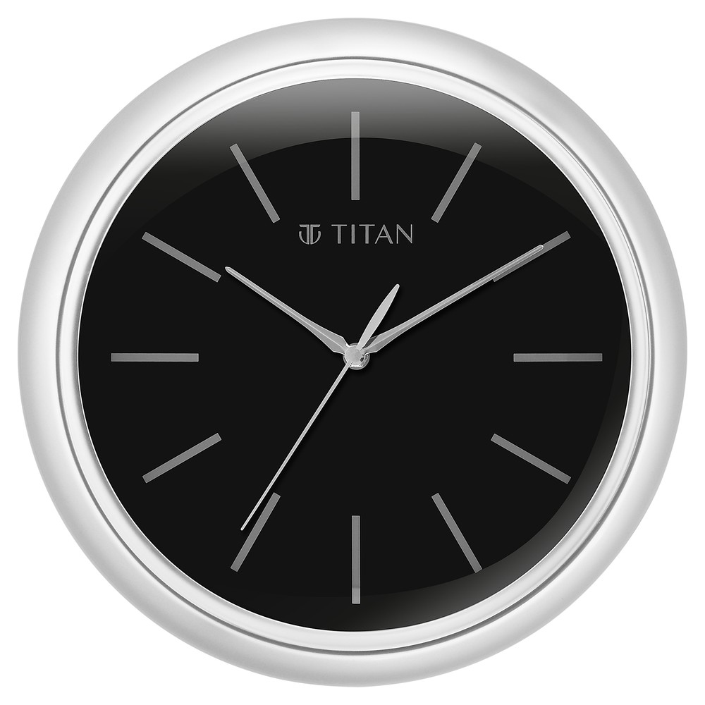 Buy Online Titan Wooden Wall Clock with Wood & Stone Textures 30 x 30 cm  (Medium Size) - w0077wa01 | Titan
