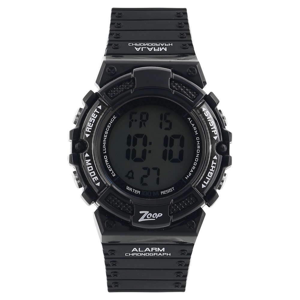 Zoop Digital Watch with Black Nylon Strap for Kids-Velcro - Walmart.com