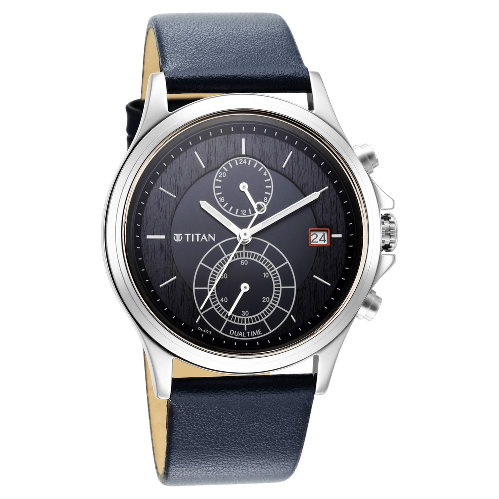 Dazzle Analogue Blue Dial Men's Watch -Dl-Gr407-Blu-Tan : Amazon.in: Fashion