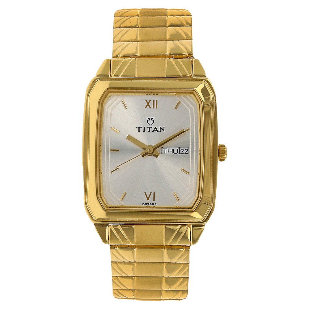 Titan Analog Gold Dial Men's Watch-NL1712YM03/NR1712YM03 : Amazon.in:  Fashion