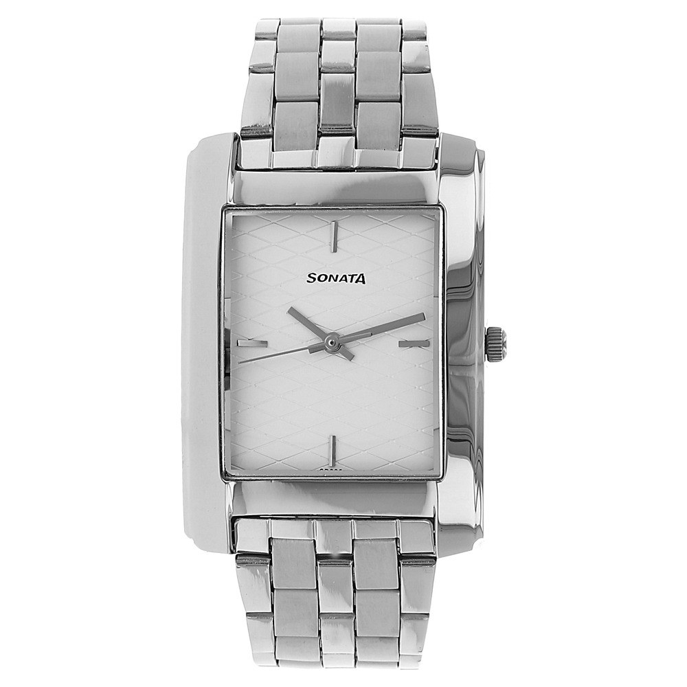 Buy Sonata Free Size Silver Dial Silver Strap Analog Watch For Women -  (8123SM01) Online at Best Prices in India - JioMart.