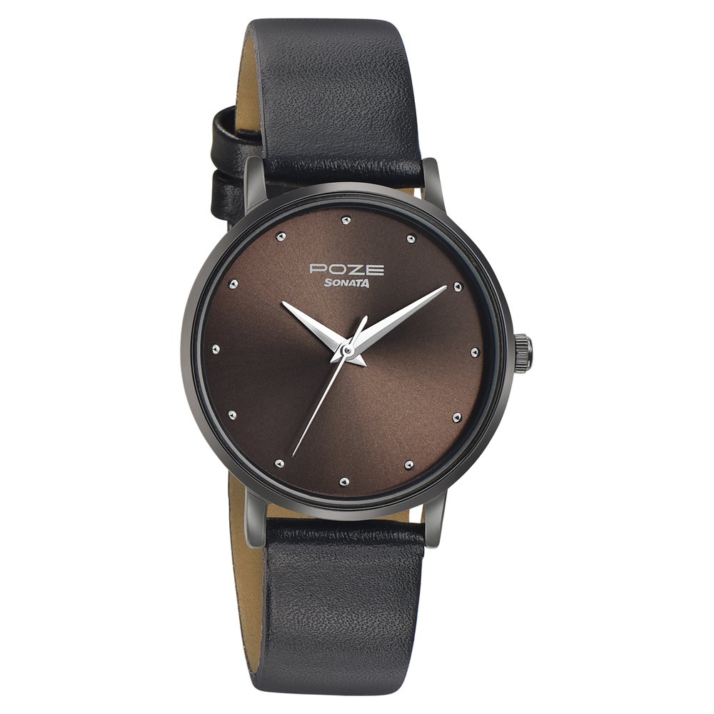 Sonata Black Dial Analog watch For Men-NR77105SL02W : Amazon.in: Watches