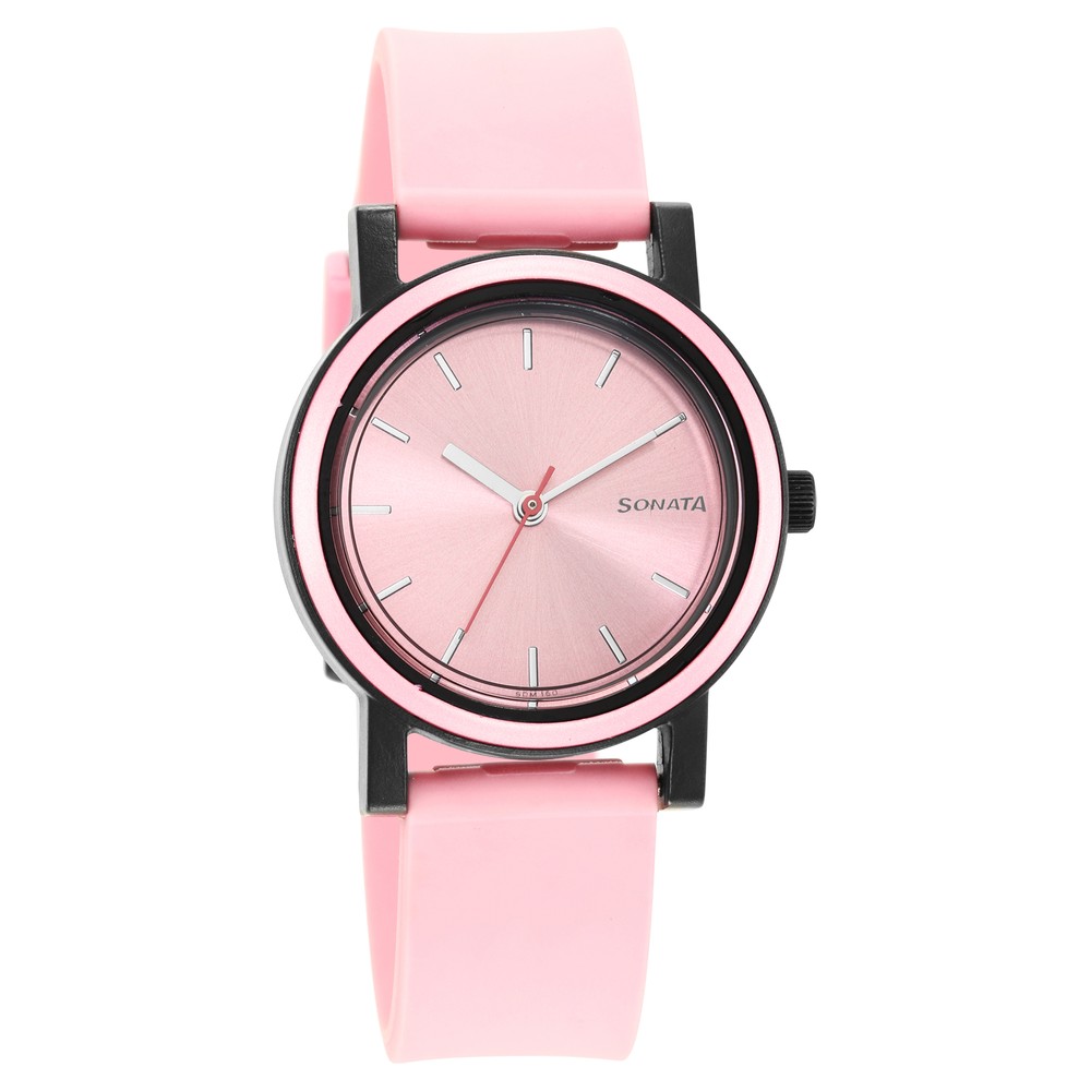 SHOPPERS SELL PINK TITLIL CL43 Pink Colour's Beautiful Small Design  Bracelet Watch Girls New Generation Crazy