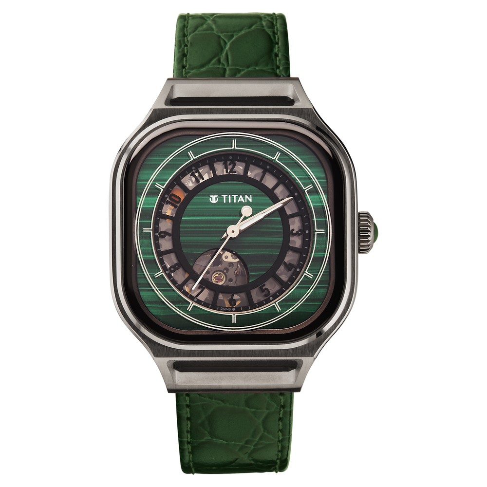 Titan Green Dial Chronograph Watch for Men | TITAN WORLD | Gandhi Road |  Kanchipuram