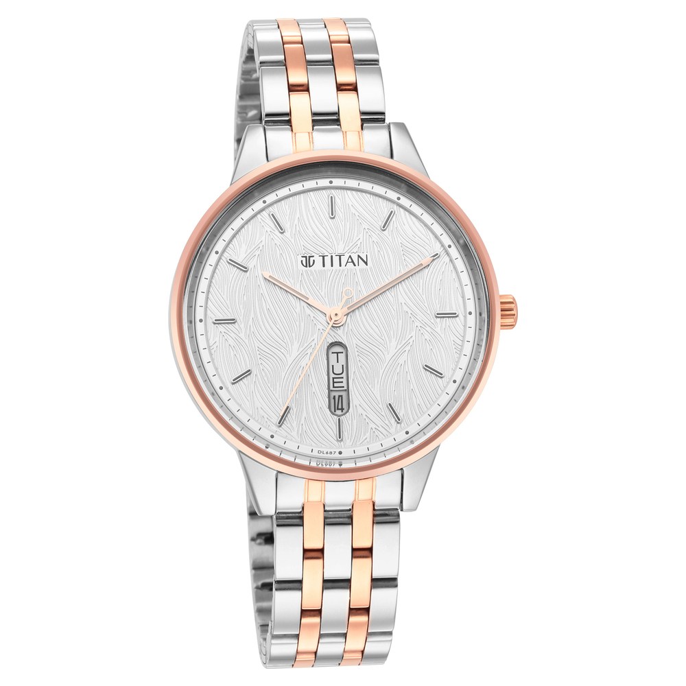 TITAN Workwear Watch with Silver Dial Metal Strap 2652SM01 – The Watch  Factory ®