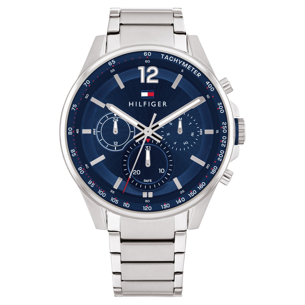 Buy Online Tommy Hilfiger Blue Dial Stainless Steel Strap Watch for Men -  neth1791973 | Titan India