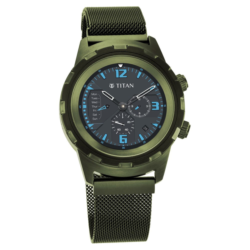 Buy Online Titan Connected X Hybrid Smartwatch Customisable Dial 