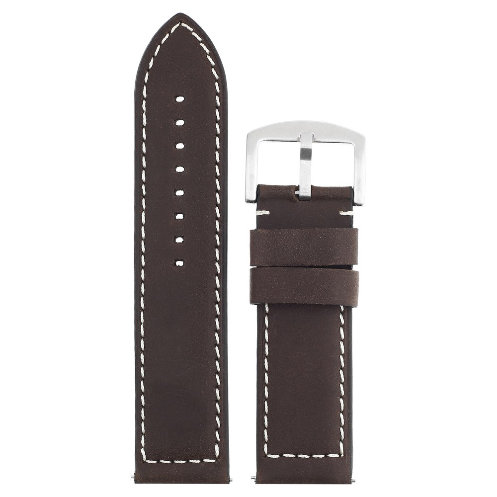 Alligator Leather Strap (Sienna Brown, Semi-matte) - Monstraps