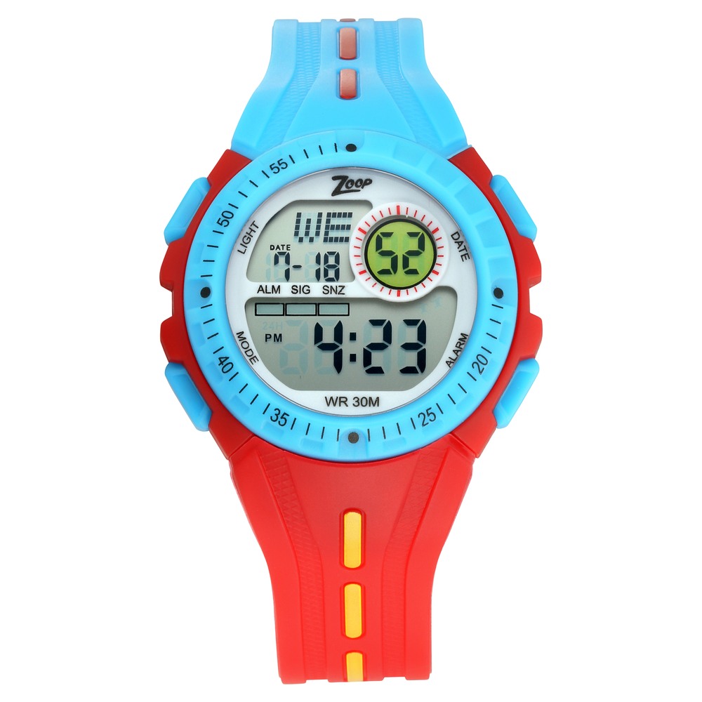 Buy Online Zoop By Titan Digital Dial PU Strap Watch for Kids - np16008pp05  | Titan