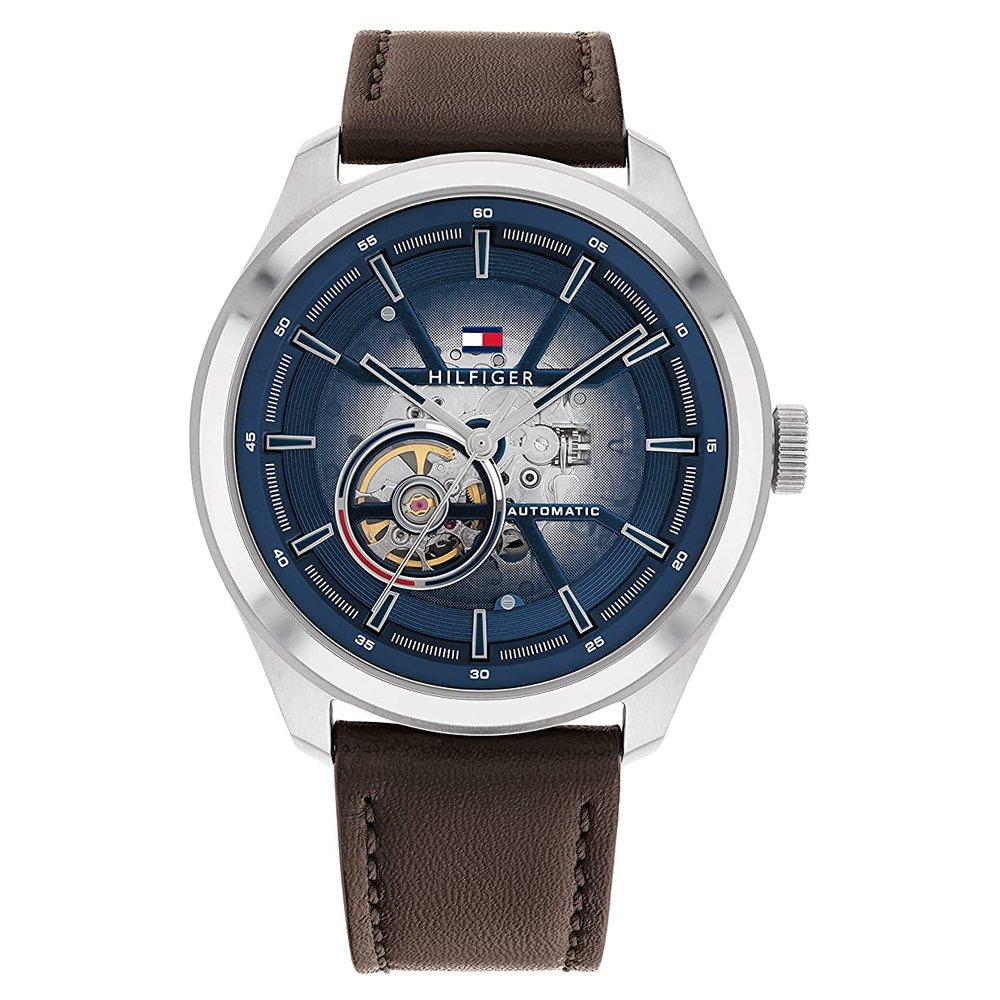 Buy Online Tommy Hilfiger Blue Dial Automatic Watch for Men ...