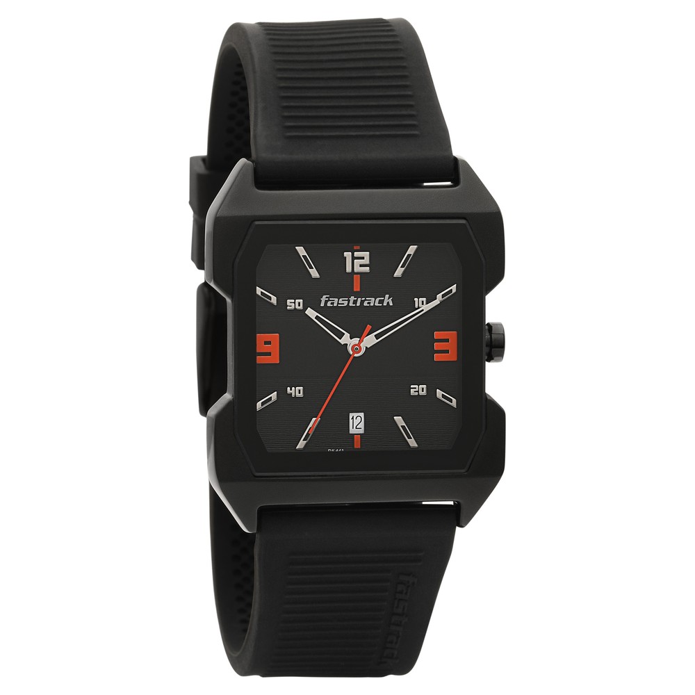 Fastrack Men Black Dial Watch 3099SL04 - Price History