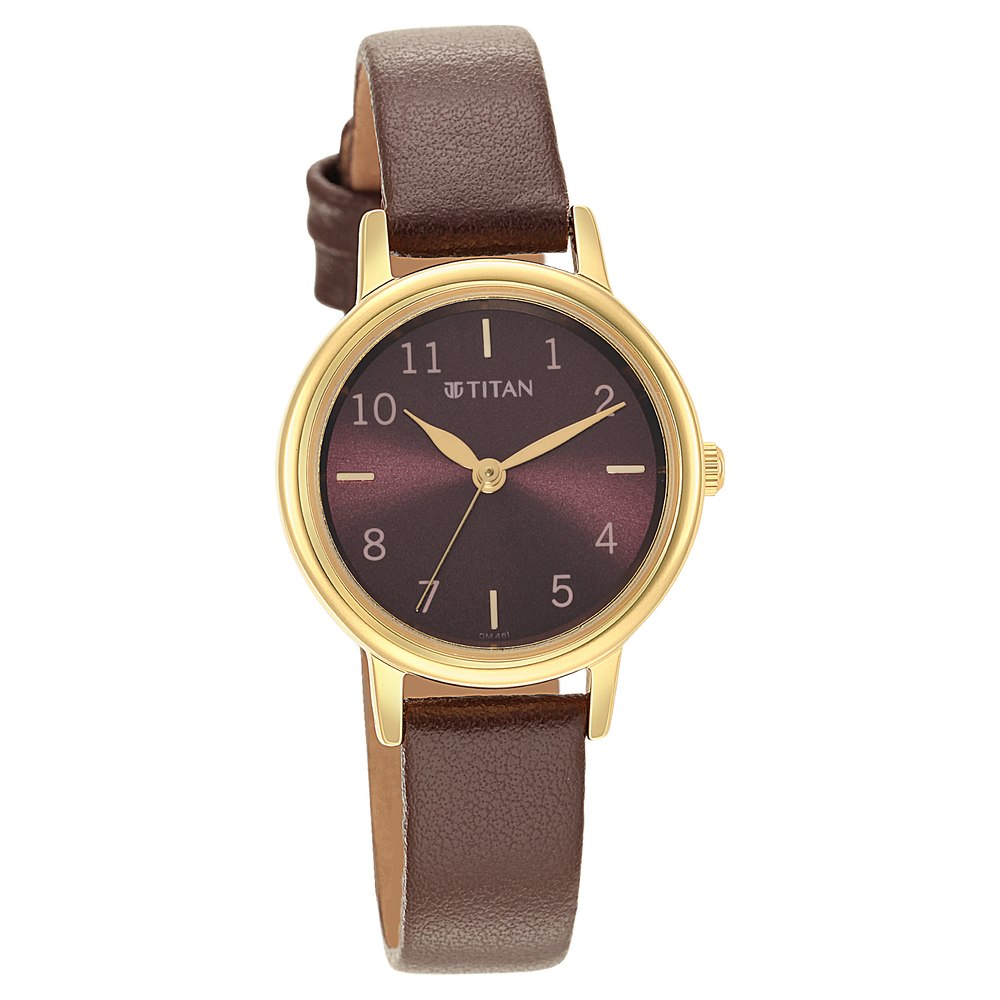 Titan Stellar Quartz Multifunction Brown Dial Stainless Steel Strap Wa –  Krishna Watch