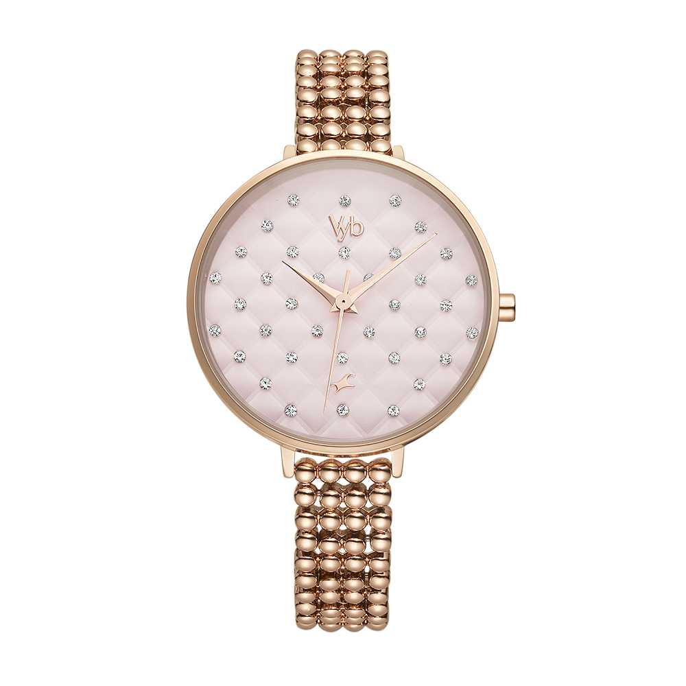 Watches | Dressberry By Myntra Blue Dial Rose Gold Wrist Watch | Freeup